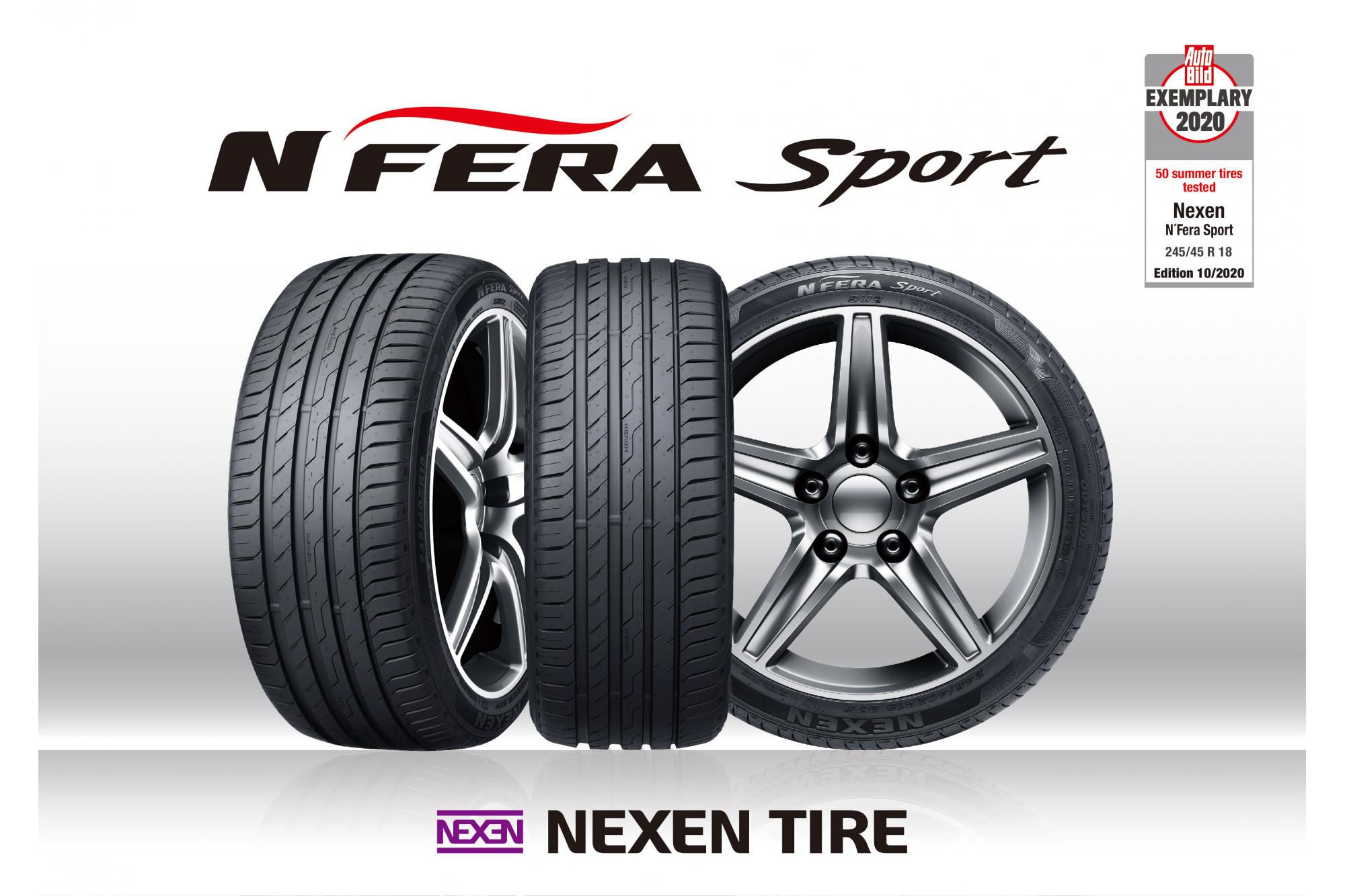Το ελαστικό N’FERA Sport της Nexen Tire  κατακτά την αξιολόγηση «Πολύ Προτεινόμενο» από το AutoBild.